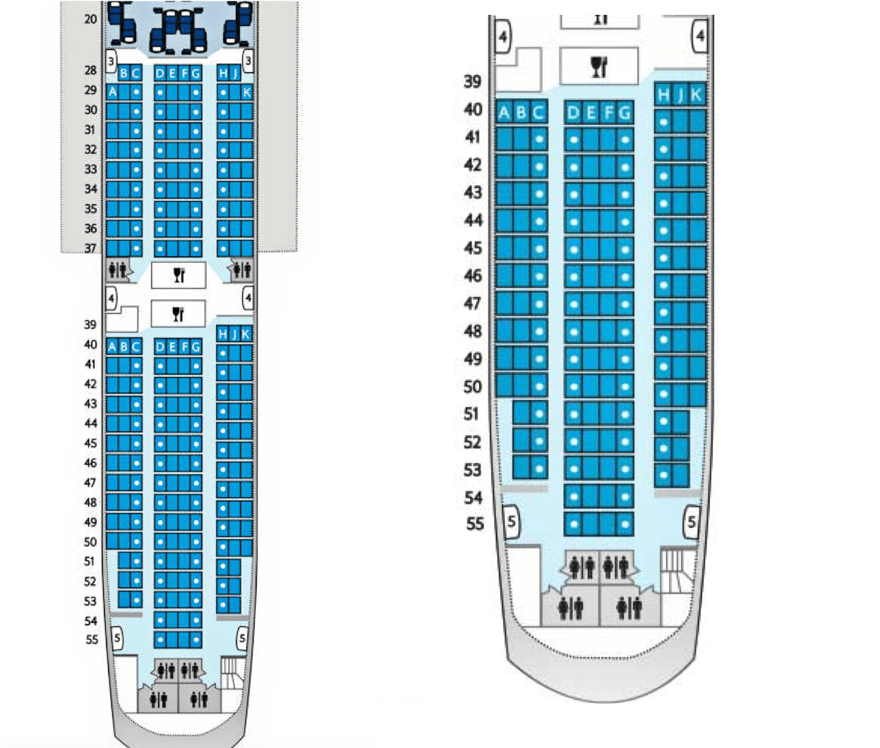 How to Read an Aircraft Seat Map