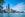 Chicago skyline from lake with boats