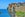 Houses at Bonifacio in Corsica is built on cliff.