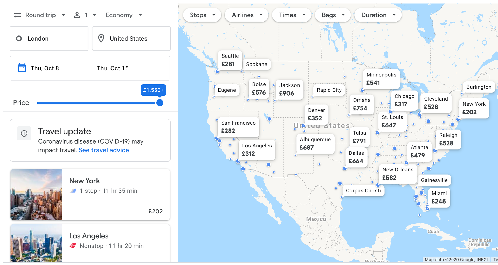 9 awesome features you might not know about Google Flights The Points Guy