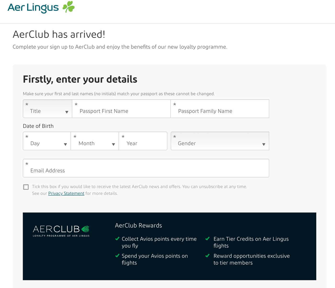 How to book Aer Lingus award tickets with Avios