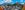 A panoramic view of Courmayeur, Valle d'Aosta, Italy, taken from the church square