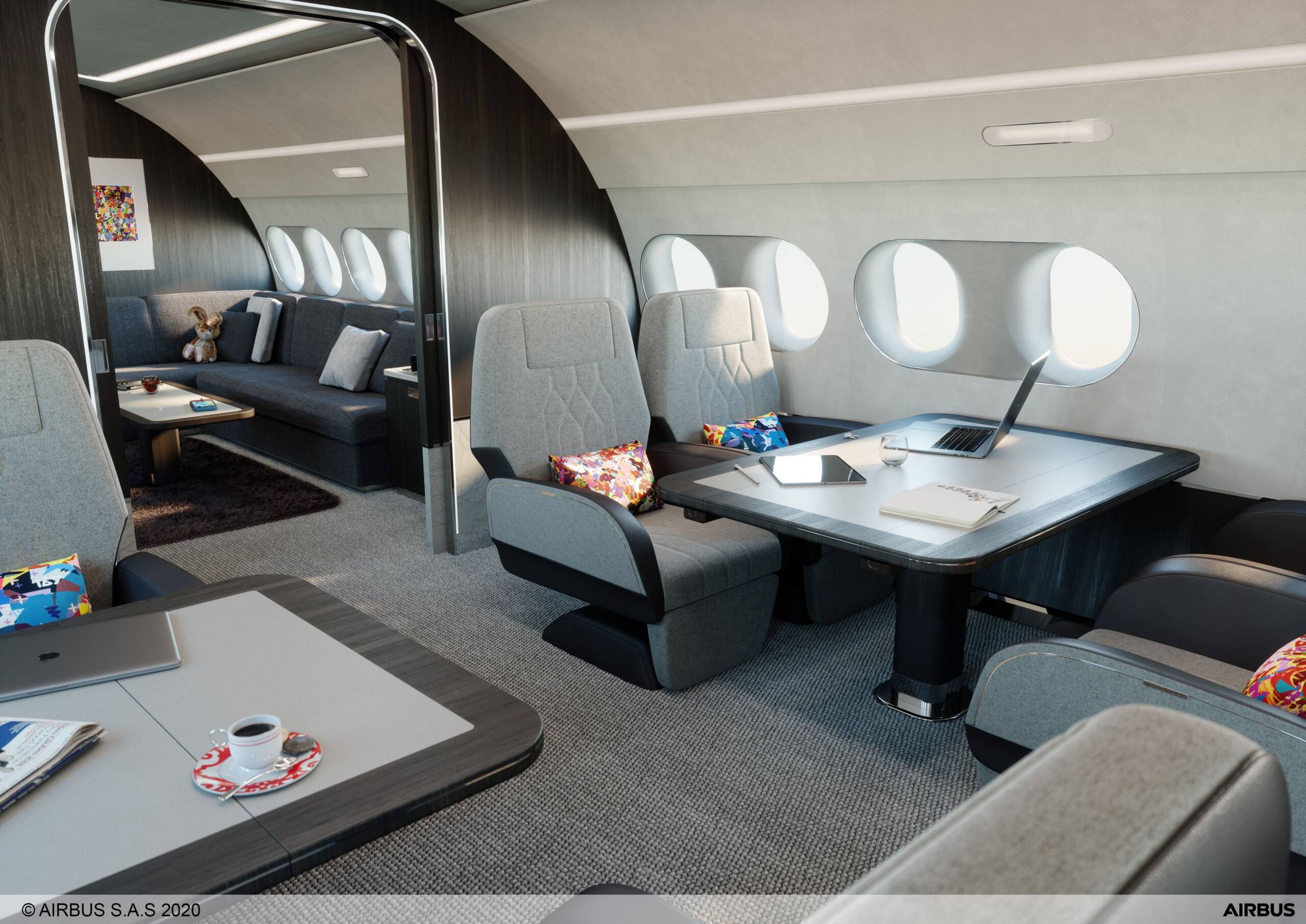 Inside Airbus' posh new A220-100 private jet, ACJ TwoTwenty