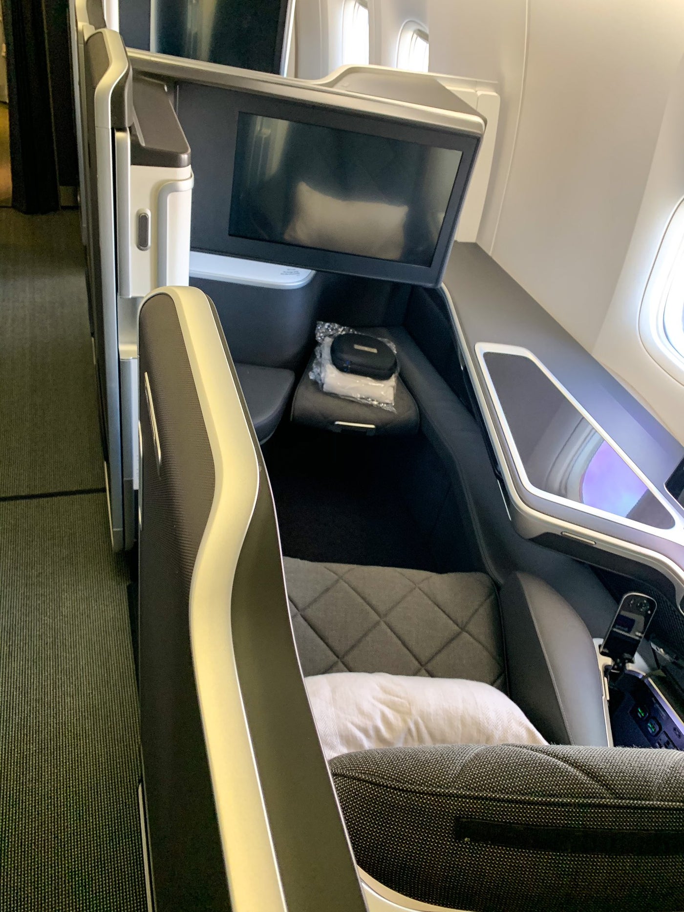 First look at British Airways' new first-class seat with sliding door