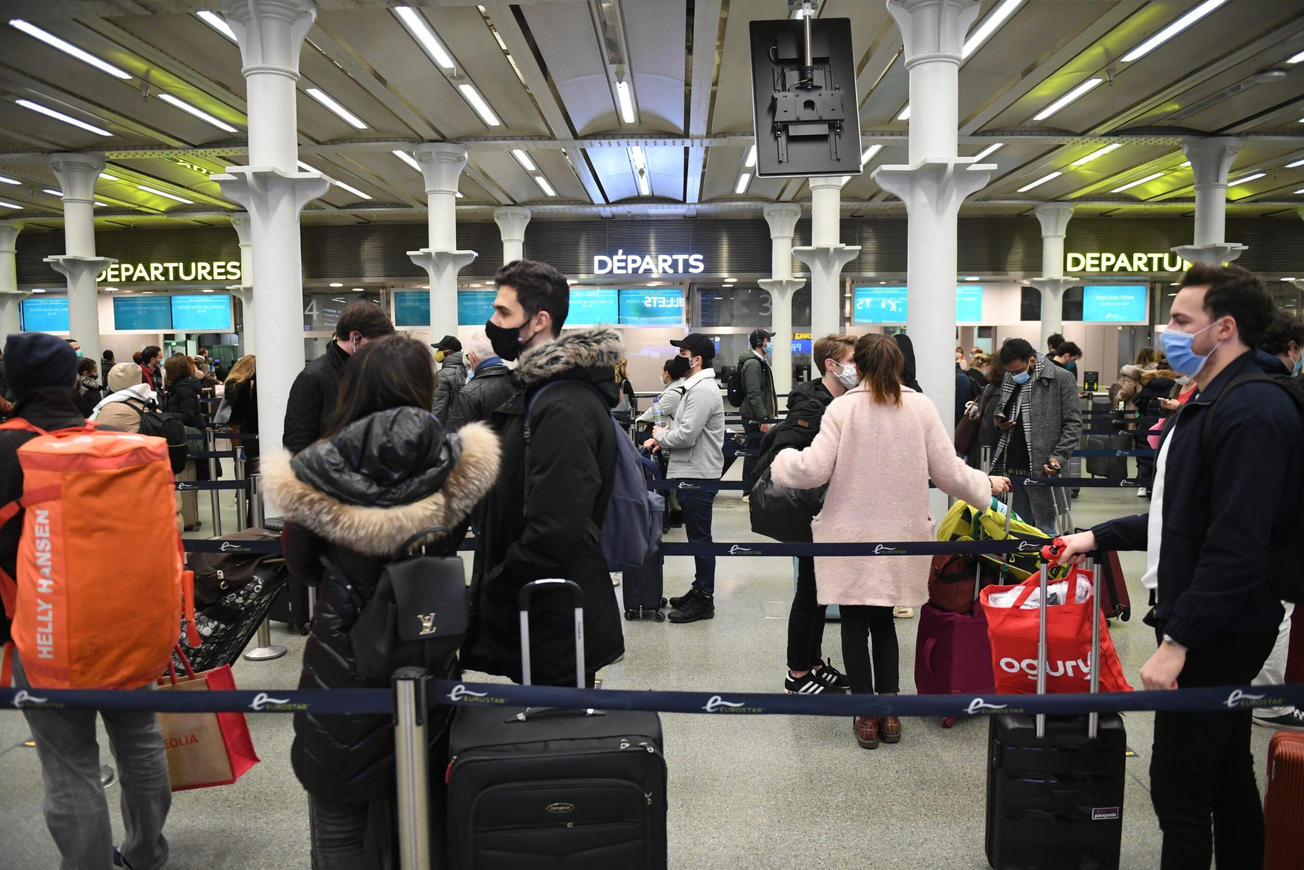 Chaos All Over UK Following New Travel Bans And Flight Cancellations To   GettyImages 1230230435 Scaled 1 