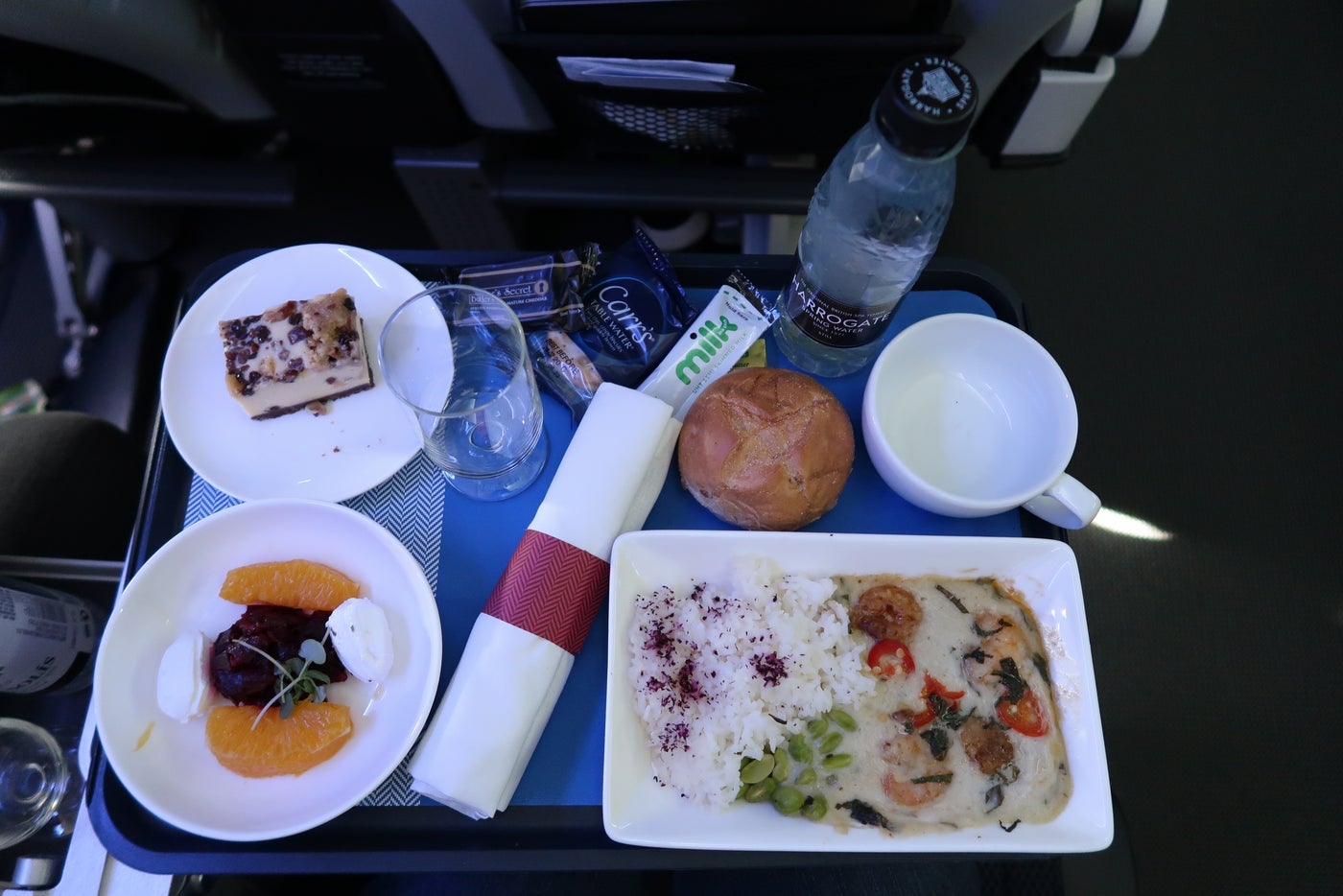 Meal on British Airways flight