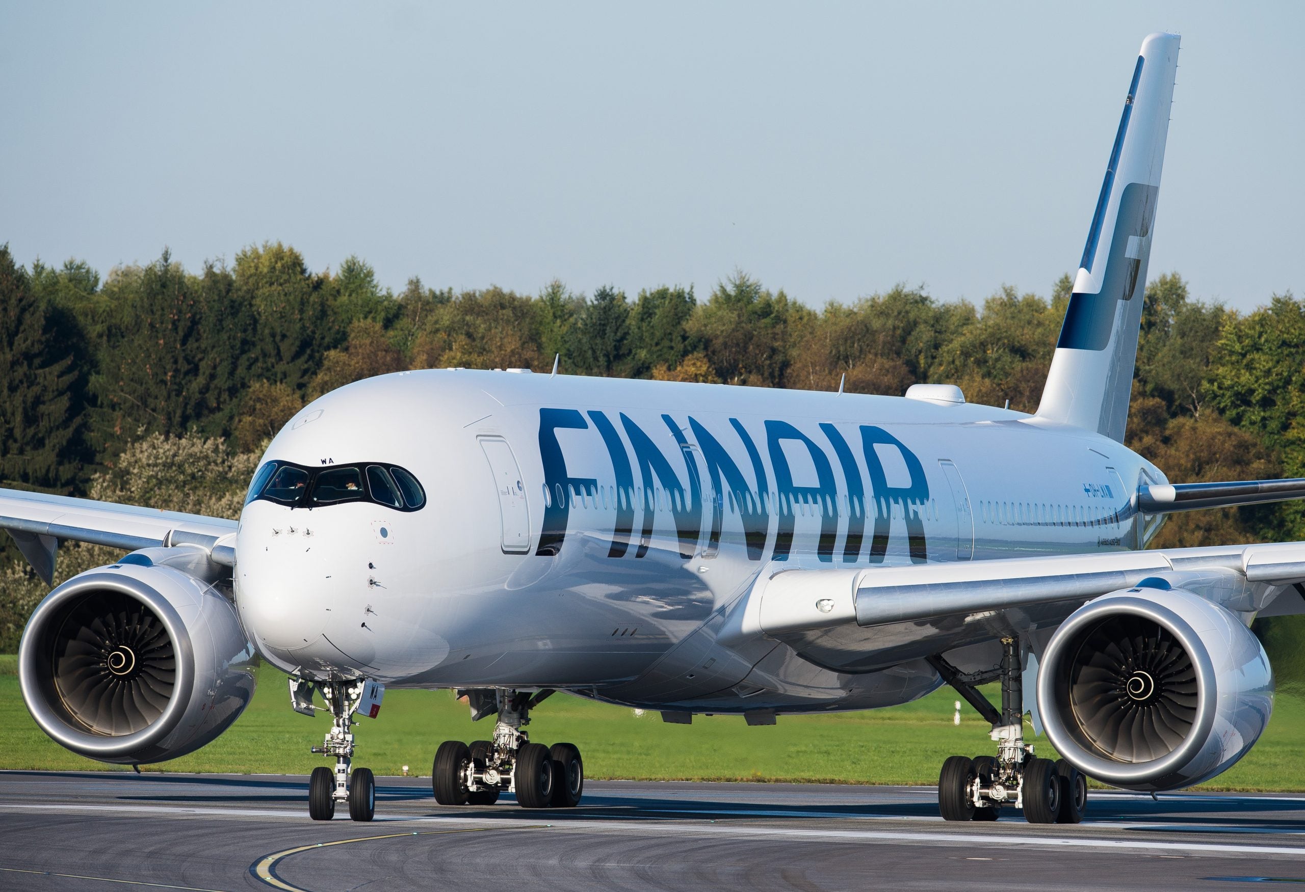 Finnair lands its first Airbus A350 XWB in Hamburg