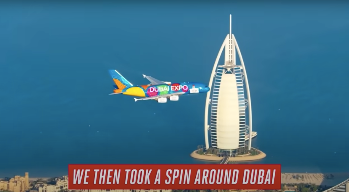 dubai travel ad