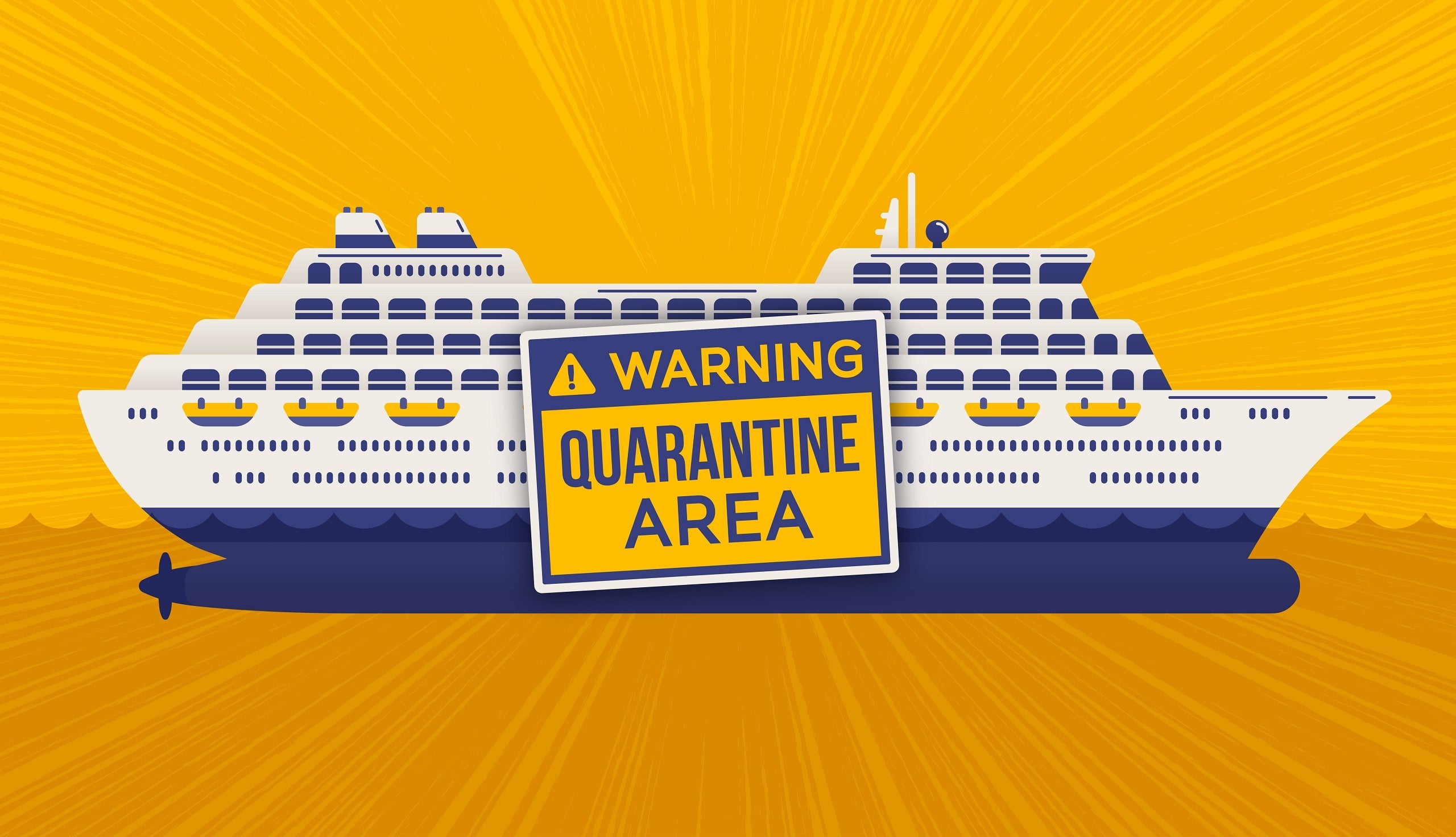 What happens if you're quarantined on a cruise ship?