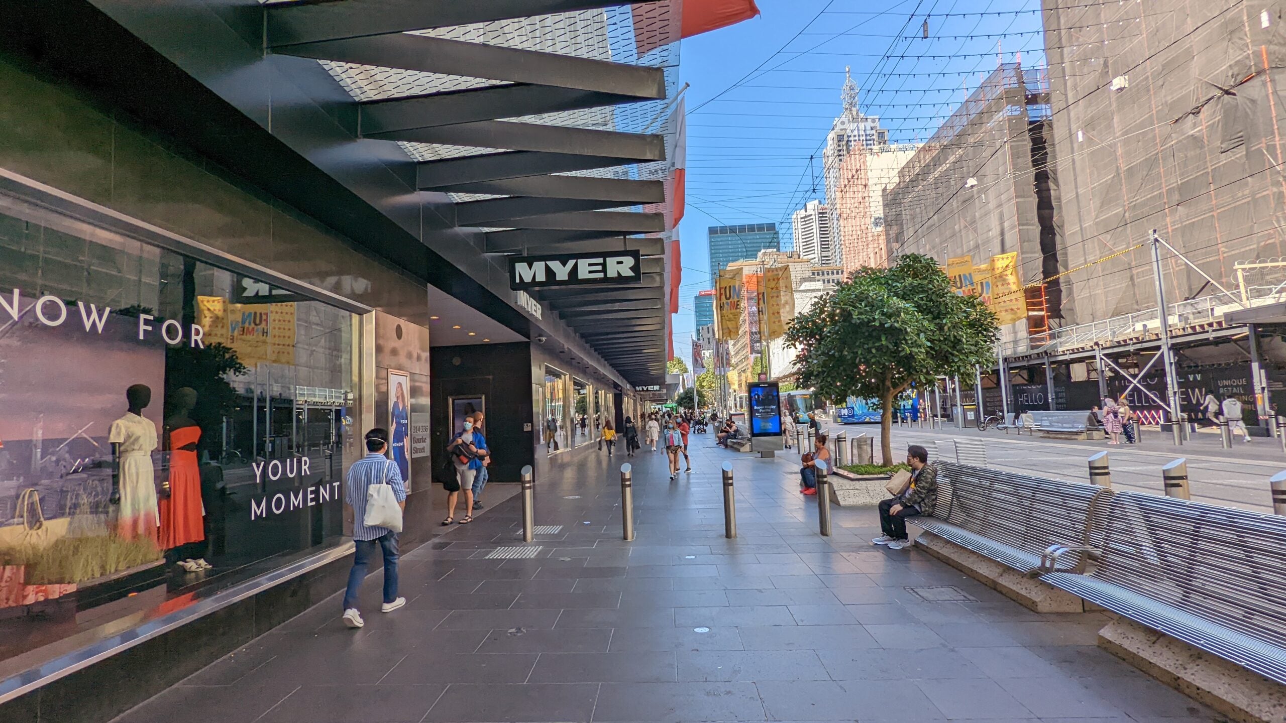 A street in Melbourne.