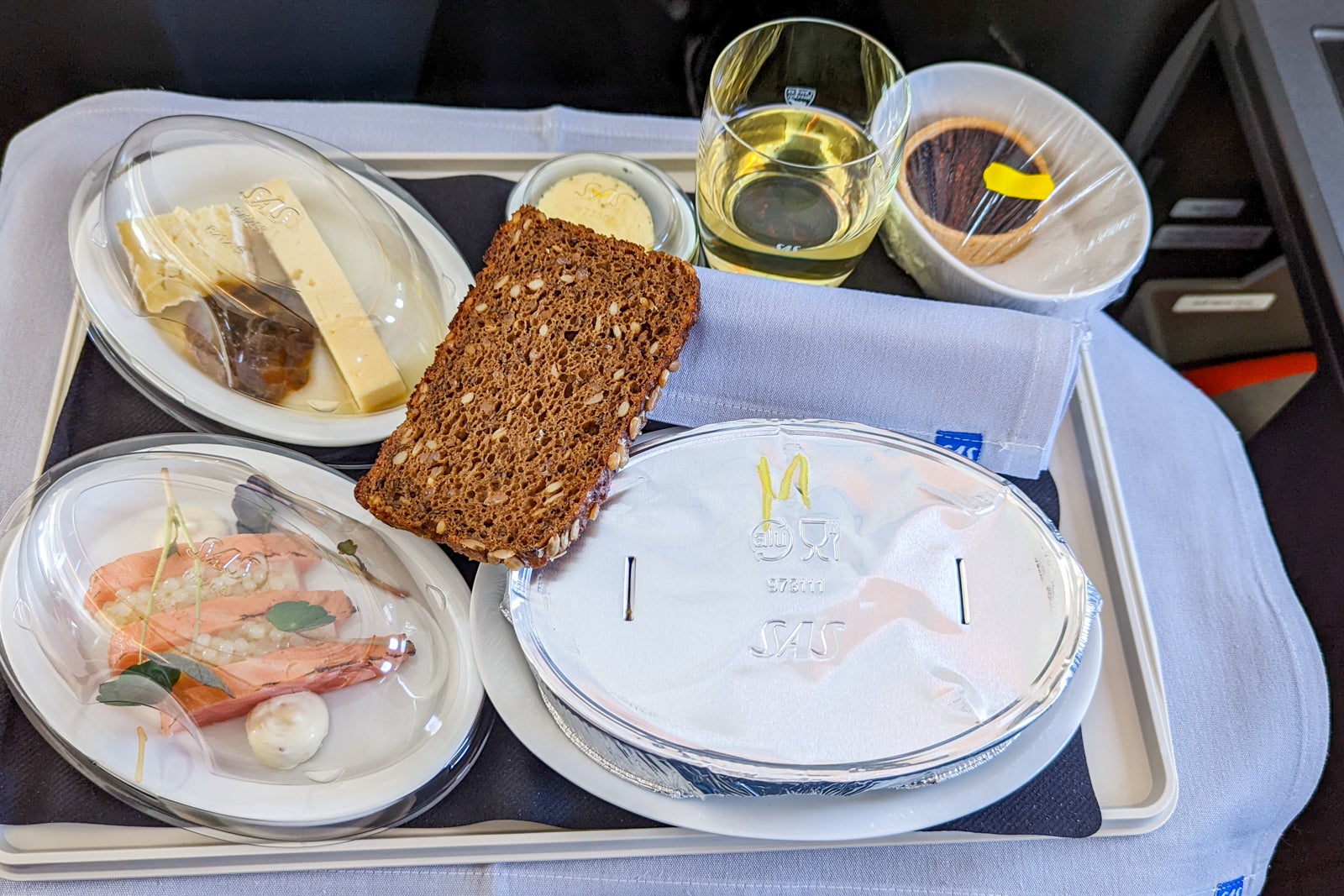 Meal onboard SAS