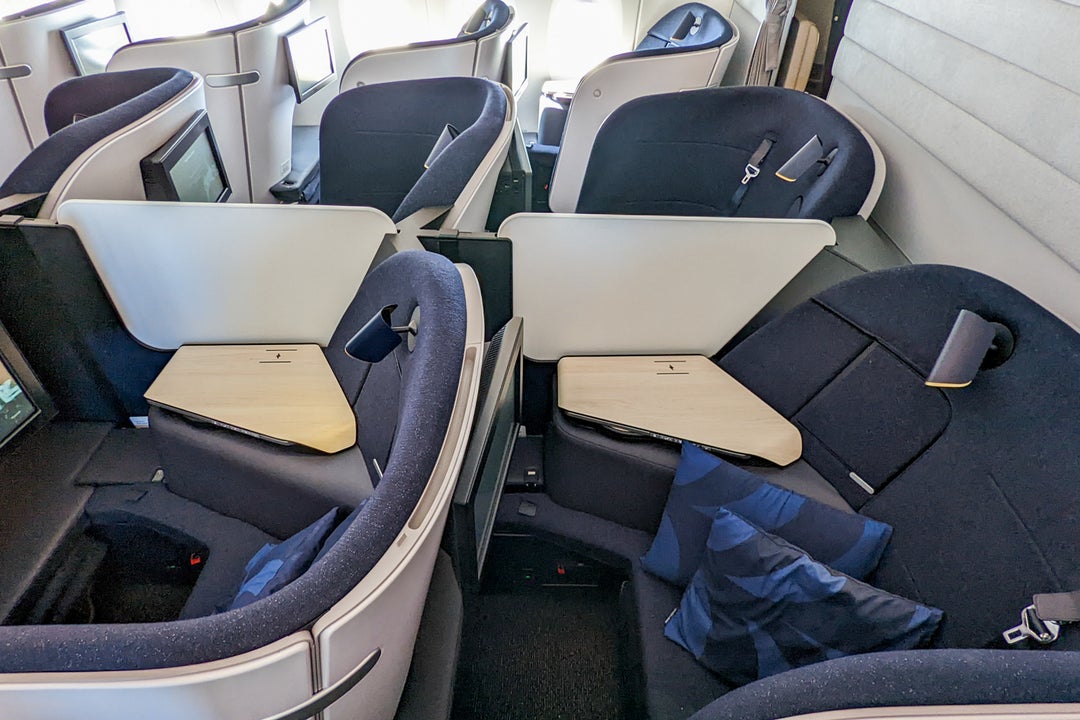 First Impressions Of Finnairs New Business Class Seat That Does Not Recline The Points Guy 6501