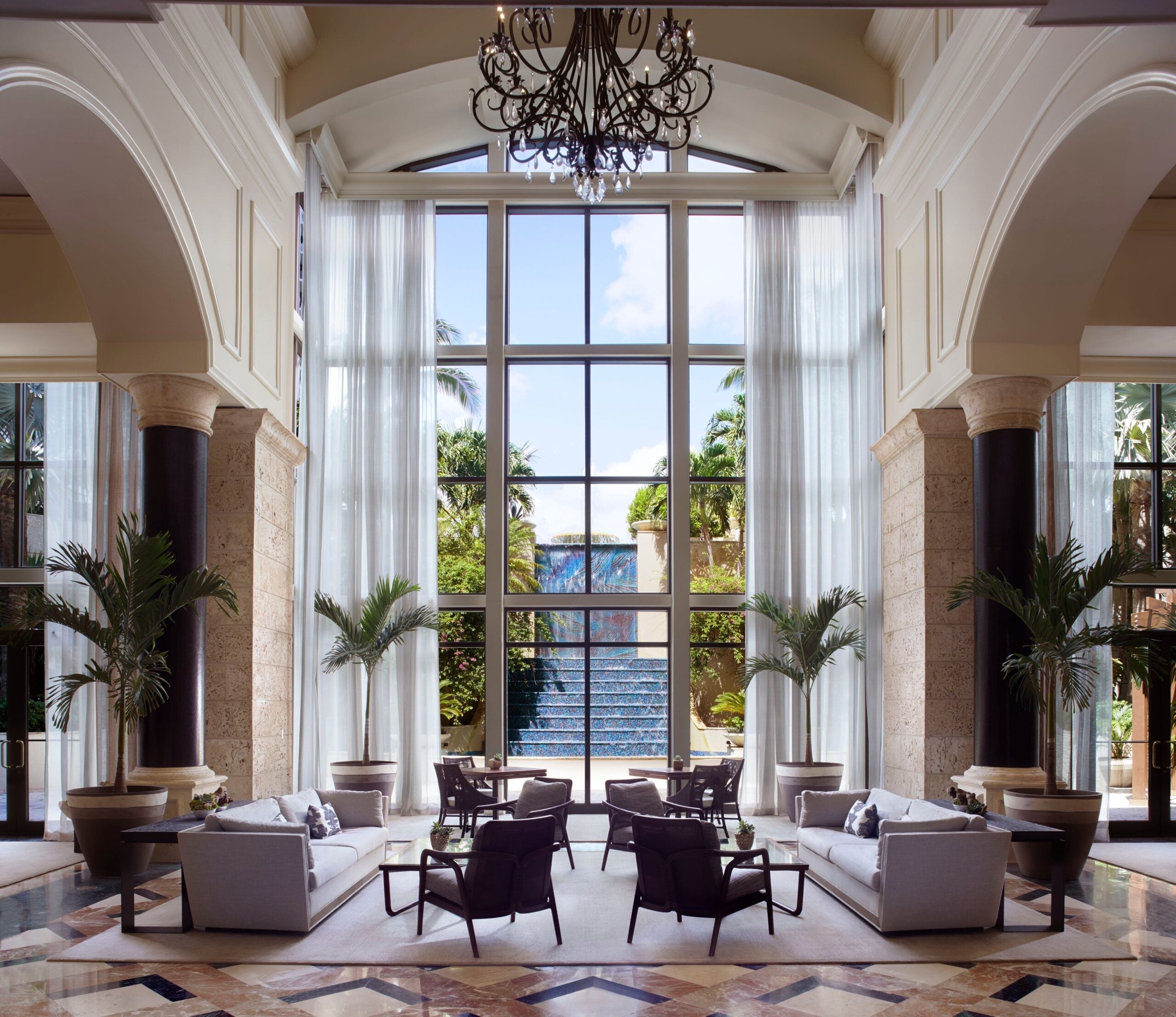 hotel lobby seating