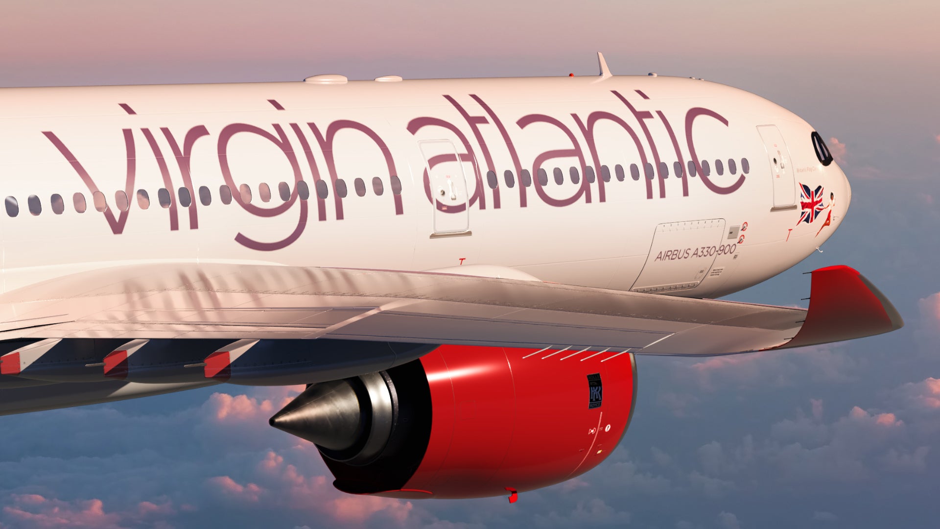 Virgin Atlantic plane