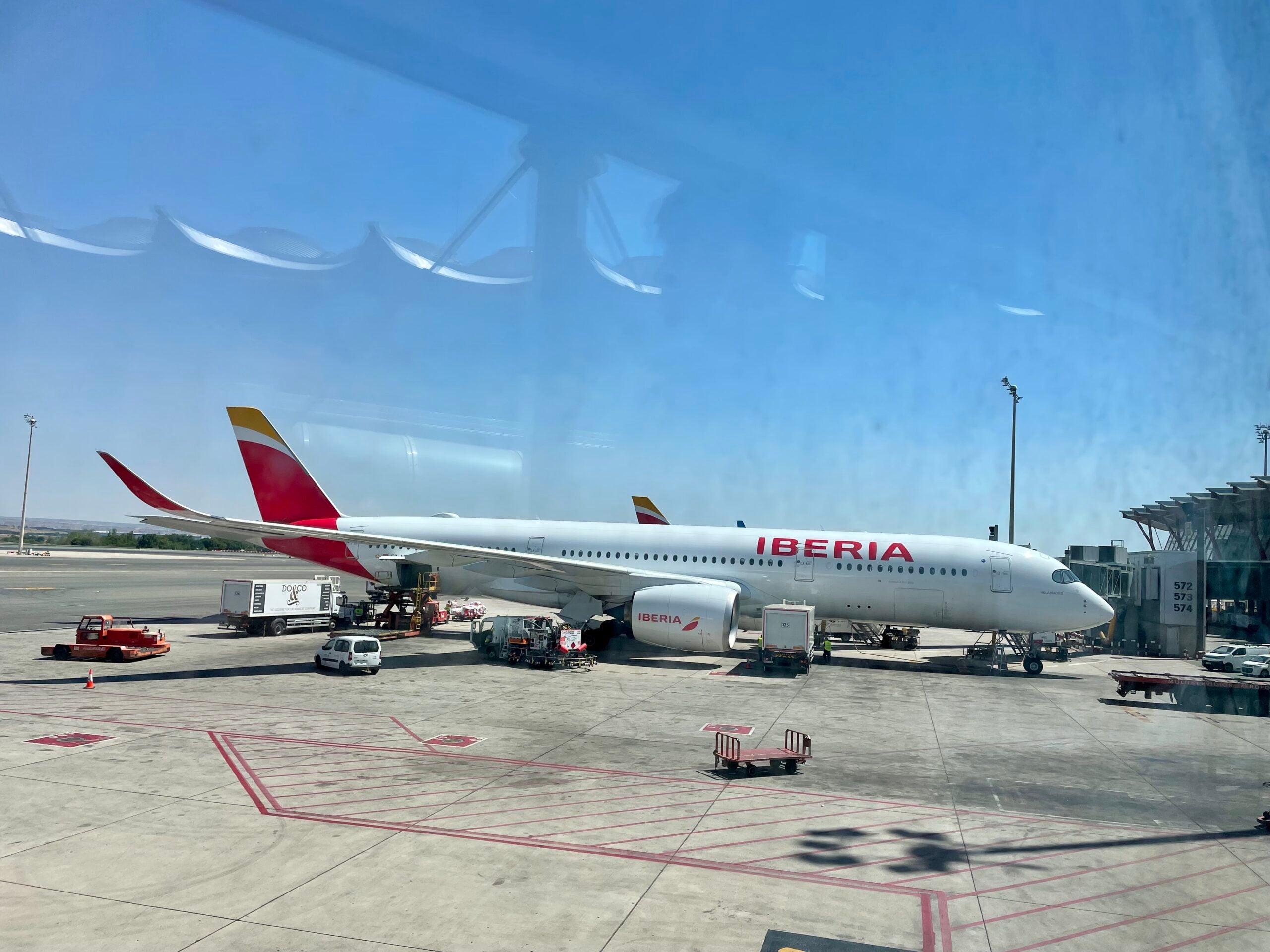 Iberia plane