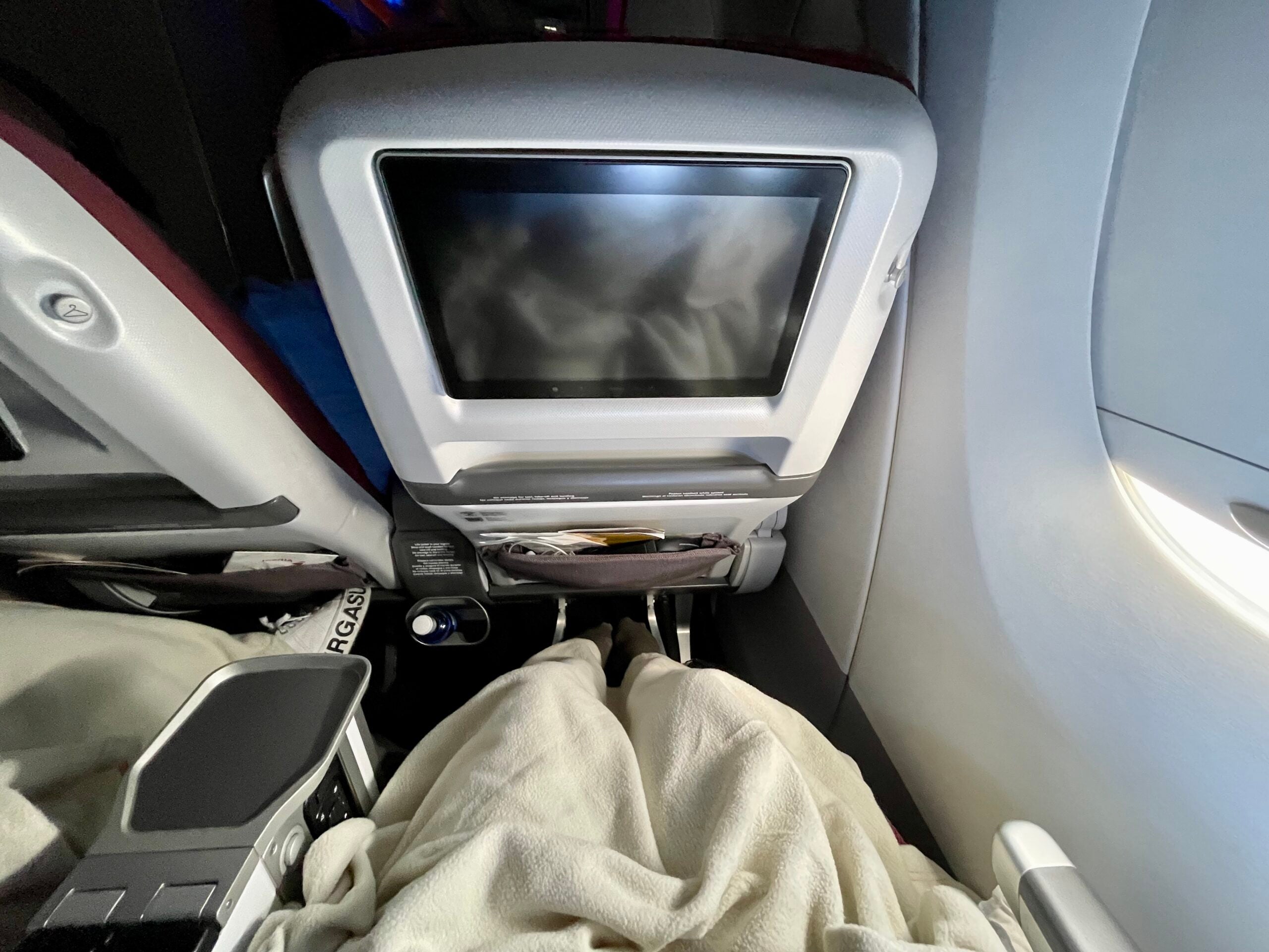 blanket and legroom