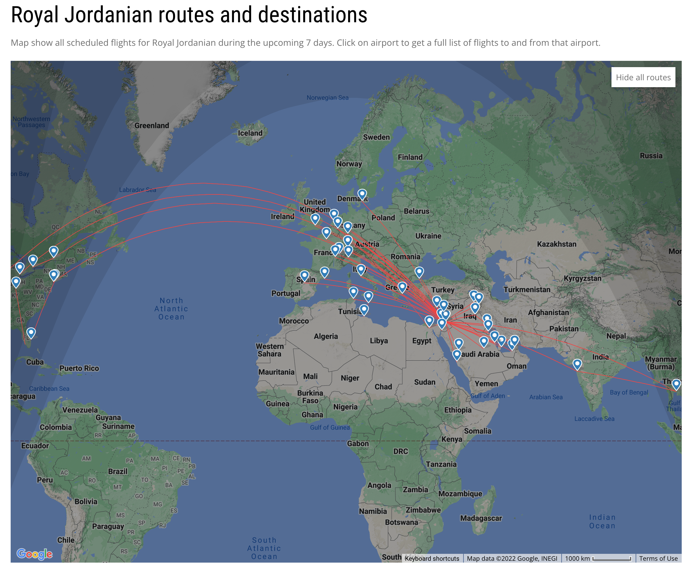 flight map