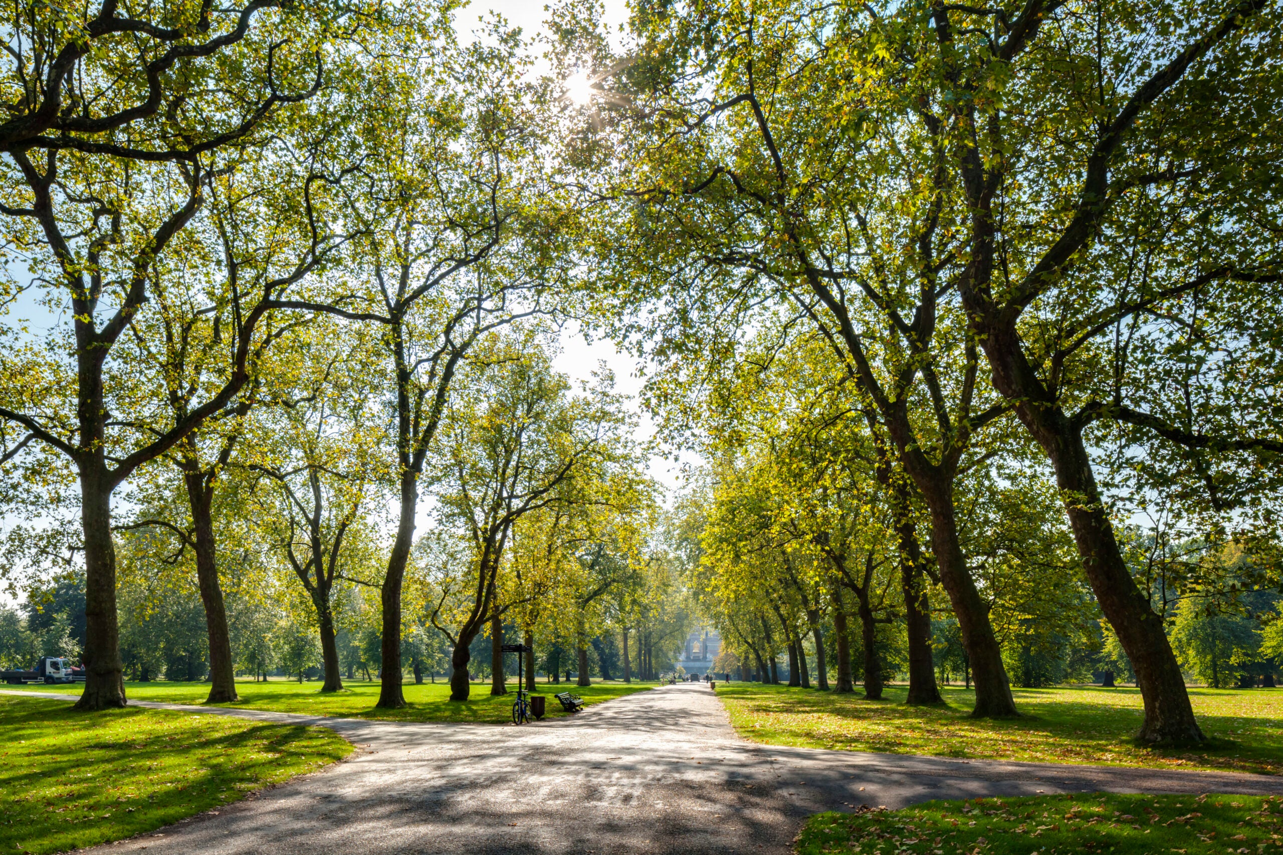 Hyde Park is one of London's many green spaces