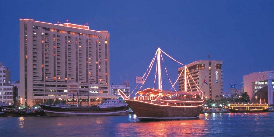 Exterior at the Radisson Blu Dubai Deira Creek.