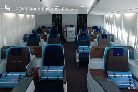 KLM Unveils New Business Class Lie Flat Seats - The Points Guy UK