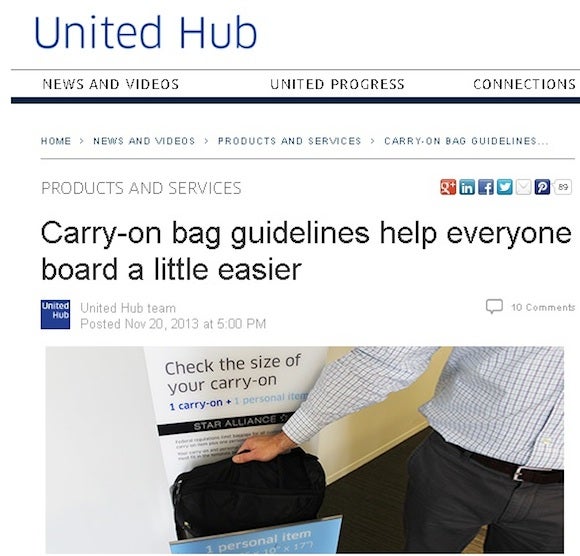 United's Strict New Carry-On Baggage Rules Go Into Effect - The Points Guy
