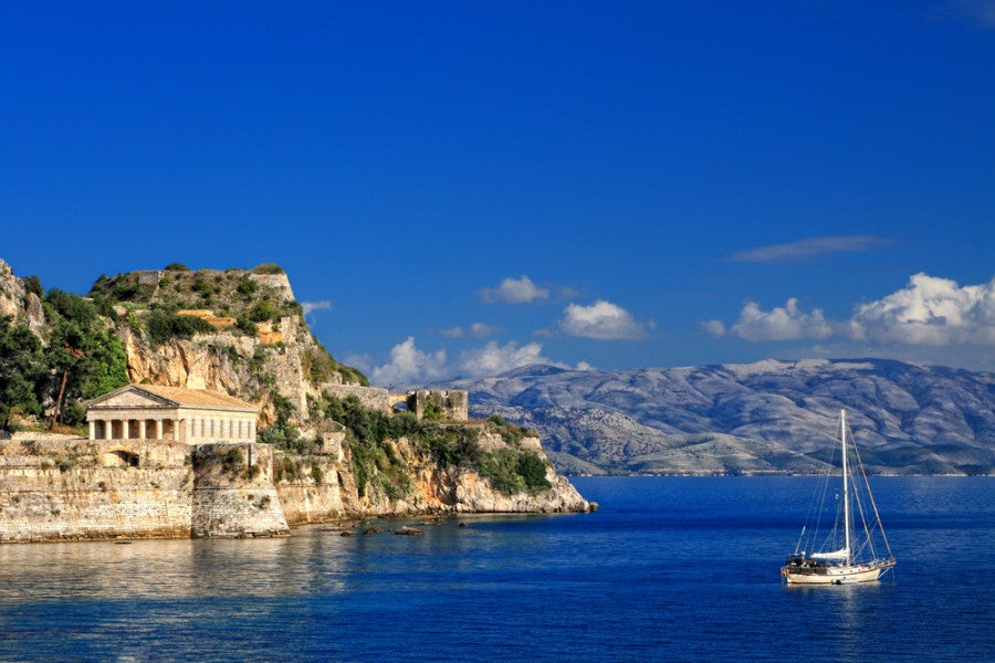 Hellenic temple at Corfu - Courtesy of Shutterstock