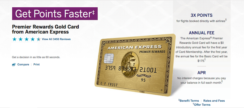 American Express Preferred Rewards Gold Credit Card Review