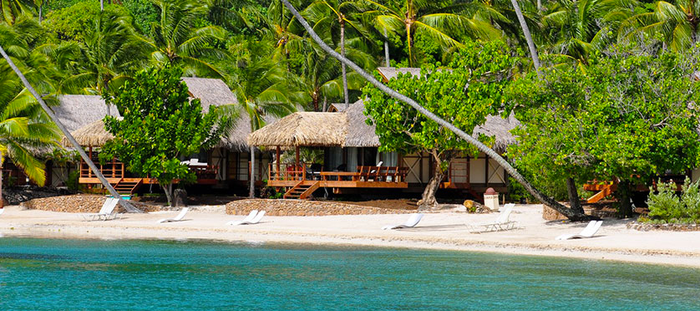 Many rooms at the InterContinental Moorea are just steps from the water