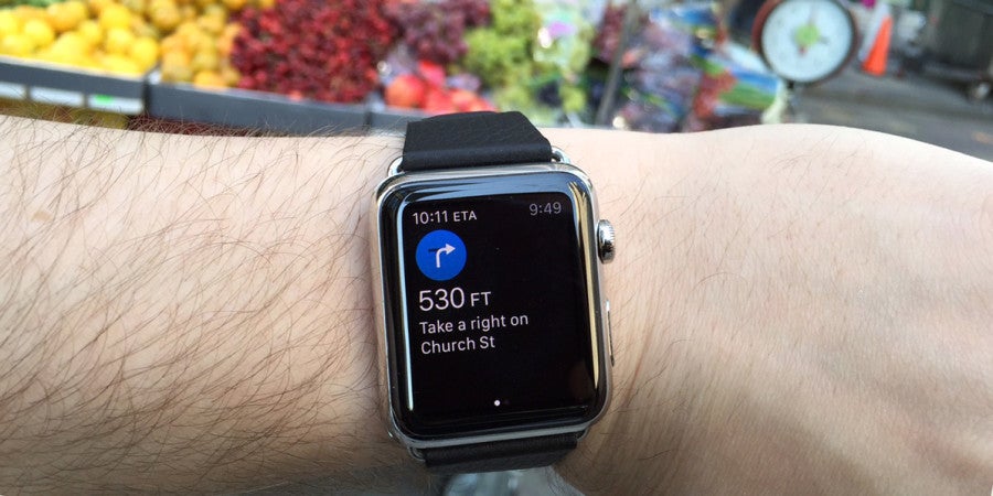 Navigating New York City with Apple Watch