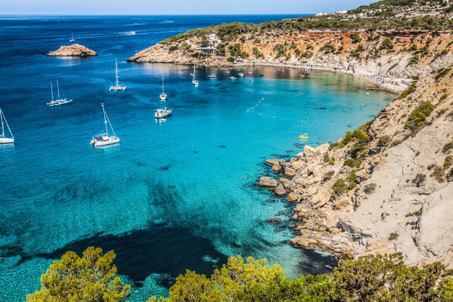 Fly to Ibiza with round-trip fares underneath 0