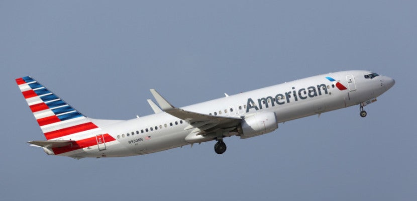 American Airlines Taking Off