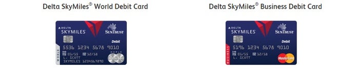 Delta SkyMiles Debit Cards from SunTrust Are Back