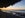 Sunset in Amed, with Mount Agung in the distance.