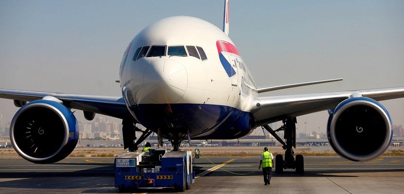 British Airways plane 777 Heathrow featured