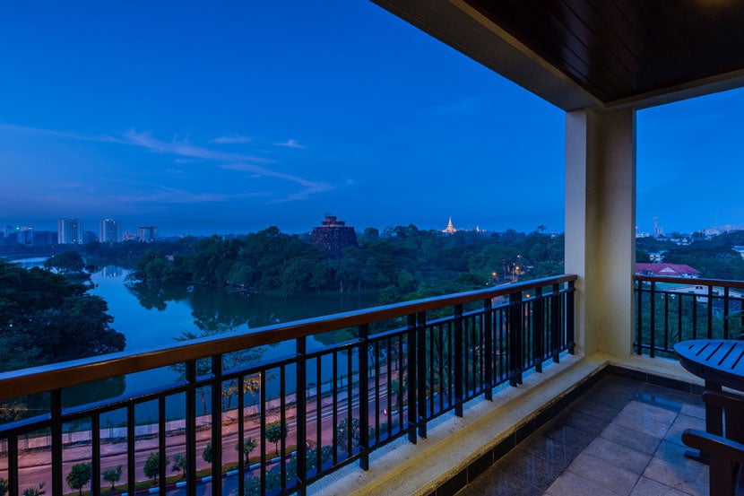 Chatrium Hotel in Yangon, Myanmar. Image courtesy of the hotel.