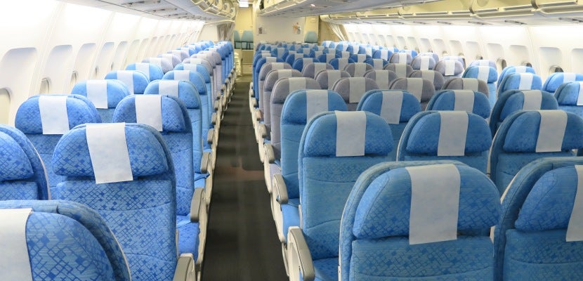 Cathay Pacific CX A330 economy cabin