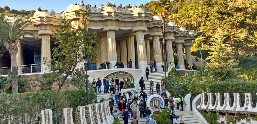 Park Güell in Barcelona.