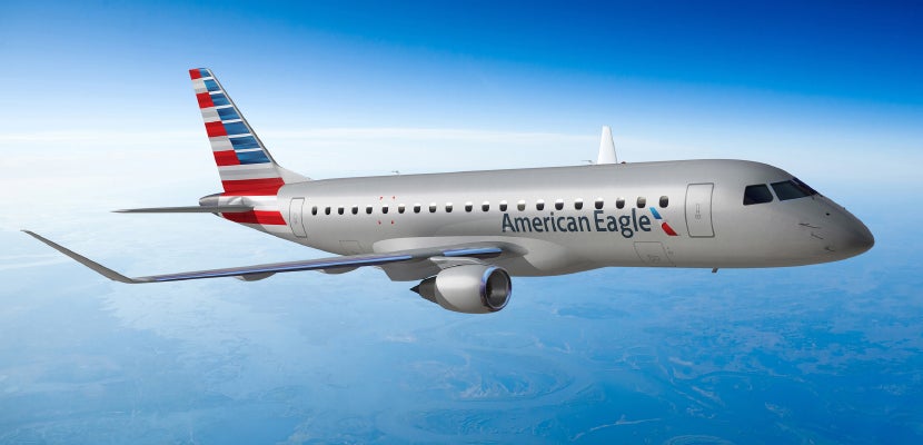 american emb-175 eagle regional jet featured
