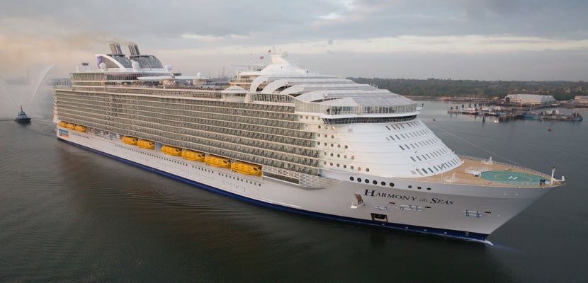 Royal Caribbean Harmony of the Seas cruise ship.