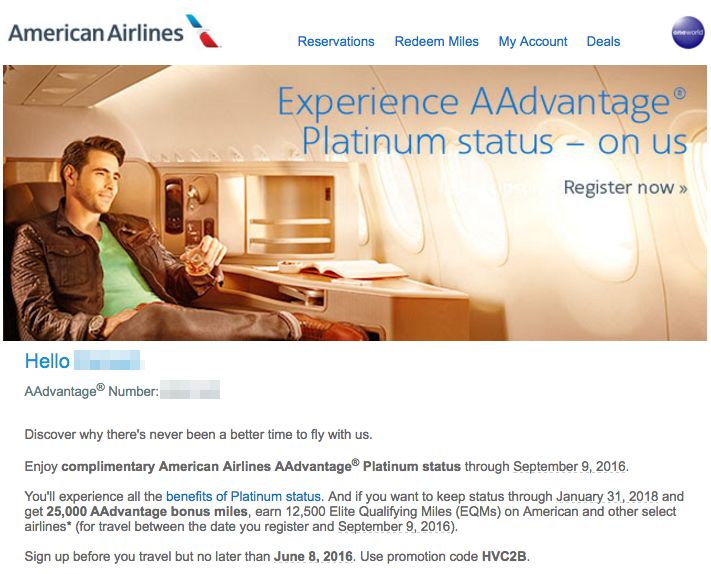 AA Free Platinum Challenges for Select AAdvantage Members - The Points Guy