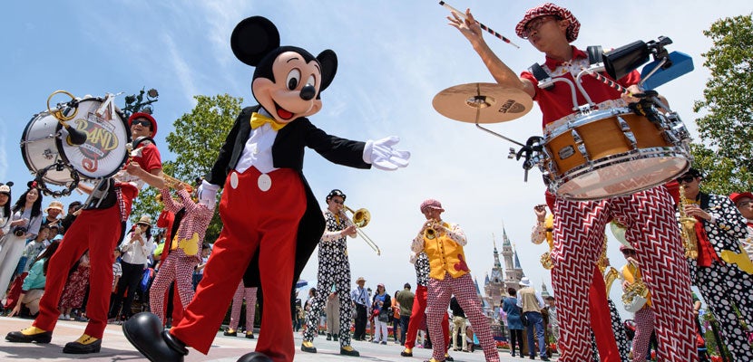 Mickey Mouse at Shanghai Disneyland.