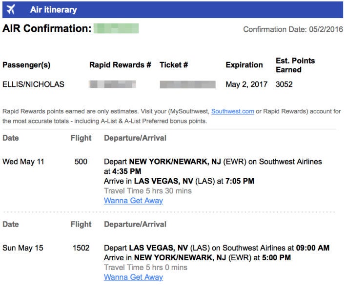 Review: Southwest (Boeing 737) from Newark to Las Vegas - The Points Guy