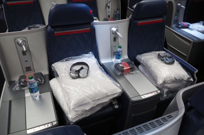 delta seat map business class