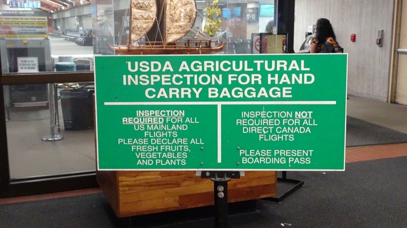 USDA sign