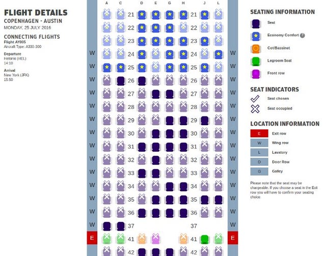 Review: Finnair (A330-300) Economy Comfort — Helsinki to JFK - The ...