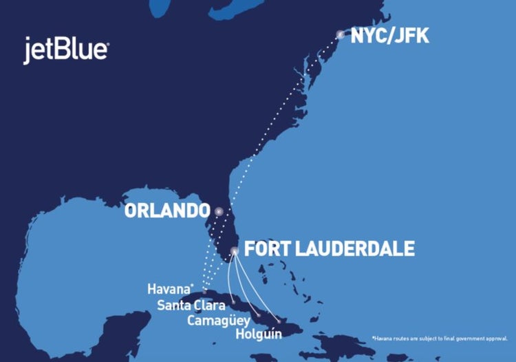 JetBlue's Flying to Cuba First, With OneWay Fares from 99 The