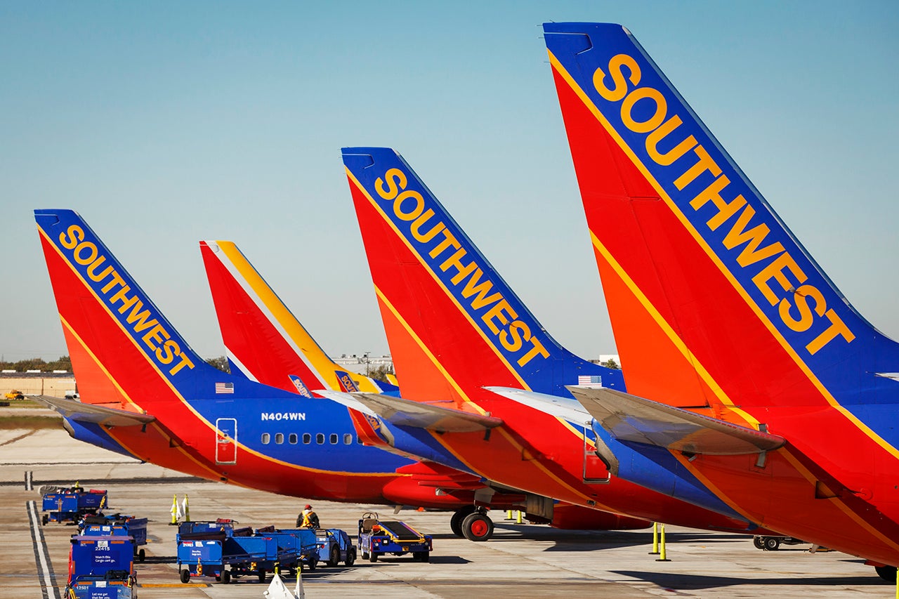 Southwest Airlines at Hobby AIrport in Houston