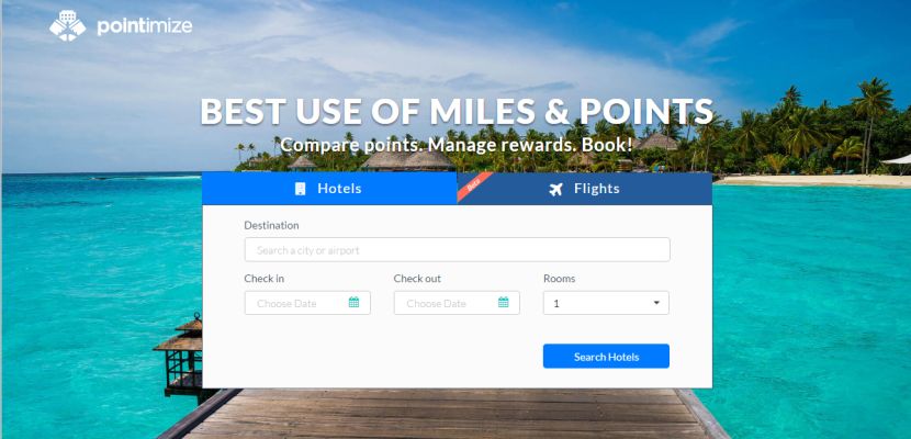 Pointimize homepage