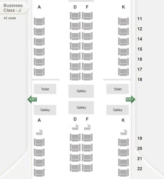 How to Read an Aircraft Seat Map - The Points Guy