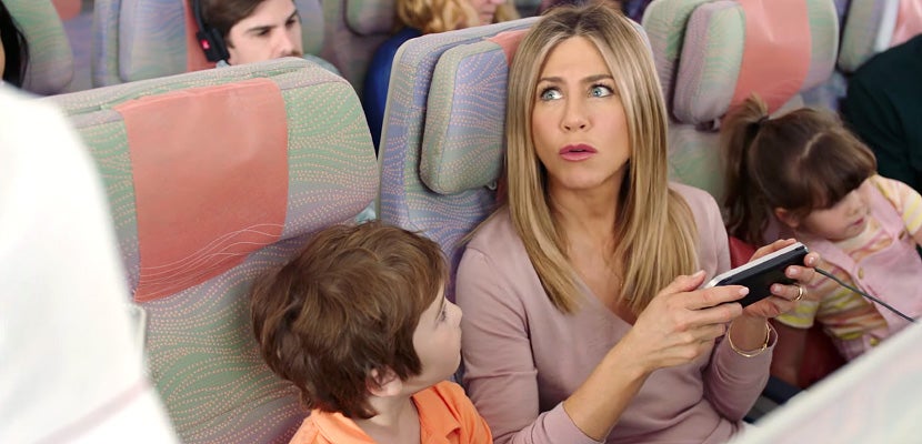 jennifer aniston emirates a380 economy featured
